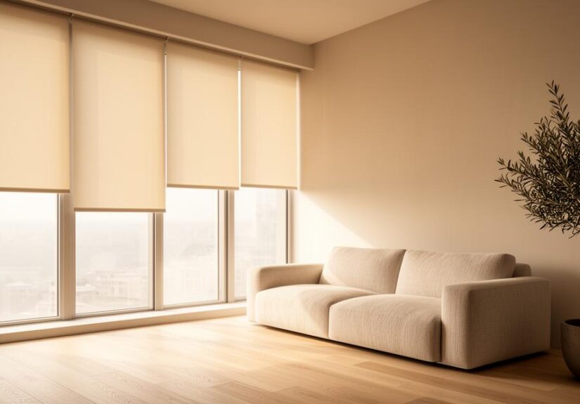 Come scegliere le tende a rullo per interni perfette per ogni ambiente