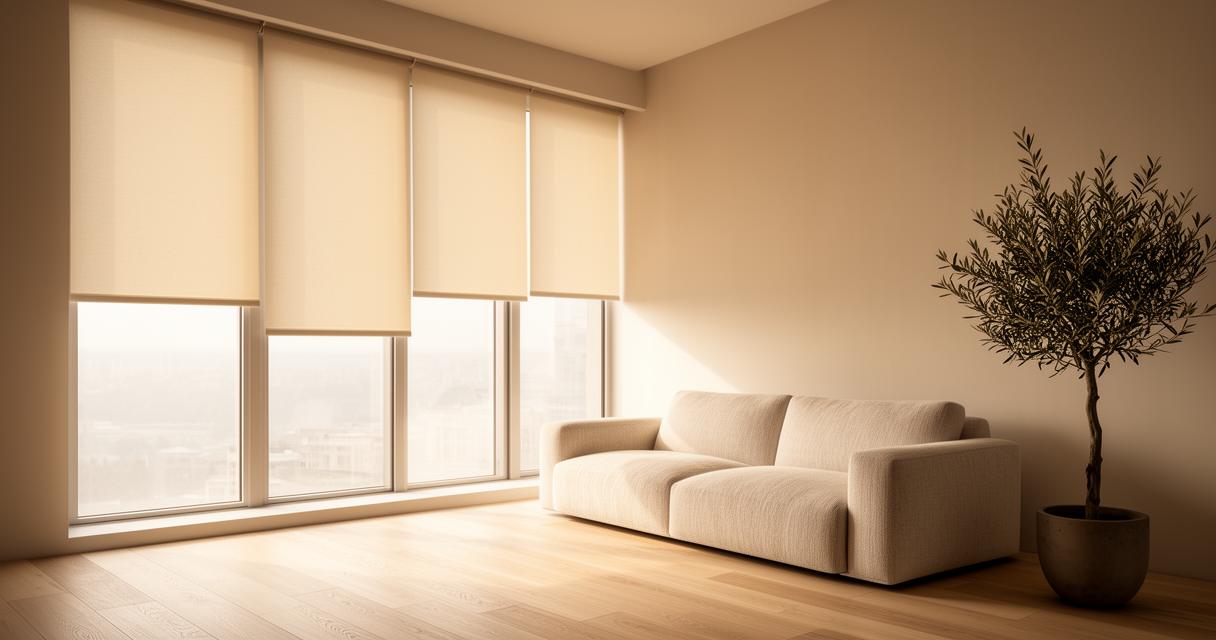 Come scegliere le tende a rullo per interni perfette per ogni ambiente